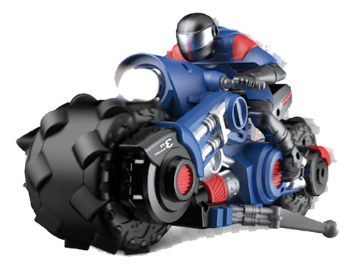 Moto Turbo Azul Cyber Hub 360 Drift Motorbike Marca Toyng